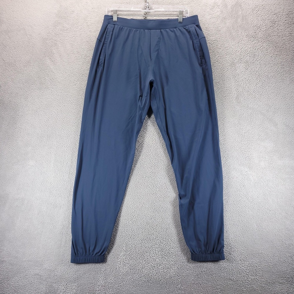 Lululemon Pants Mens L Blue Surge Jogger Zip Ankle Running Gym Workout